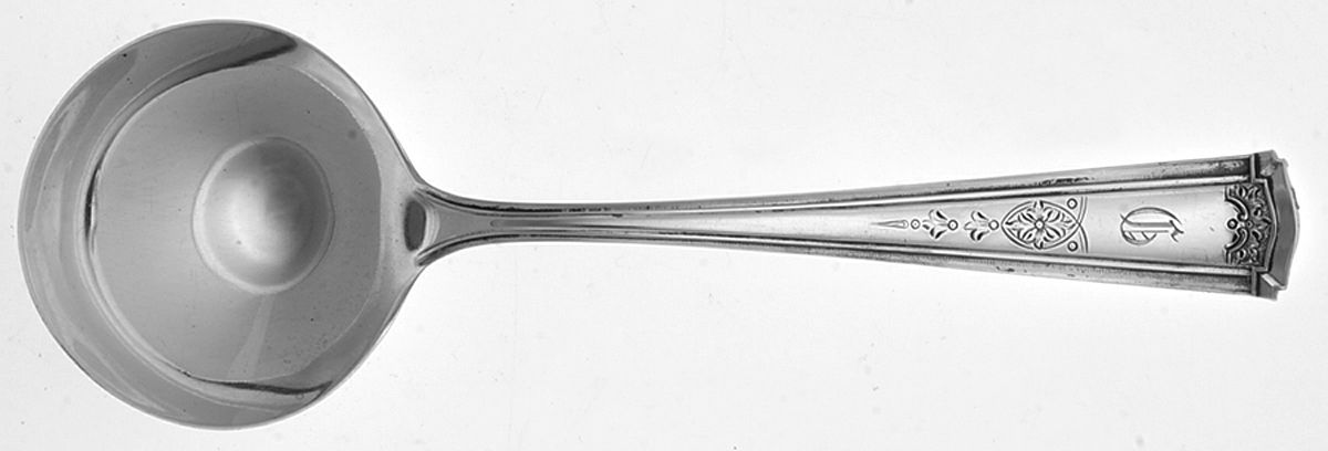 Martha Hilton (Sterling, 1914) Round Bowl Soup Spoon (Bouillon) by Watson-1
