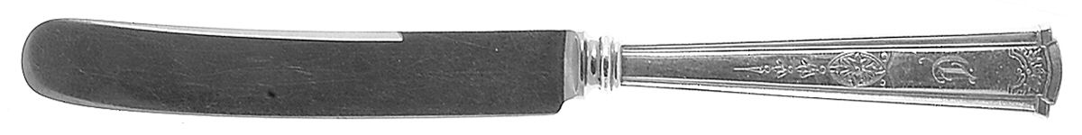 Martha Hilton (Sterling, 1914) Knife-Old French/Hollow-Bolster-Monogram by Watson-1