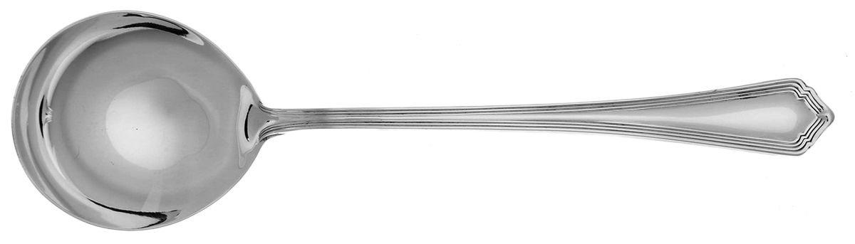Marlborough (Sterling, 1918) Round Bowl Soup Spoon (Cream Soup) by Watson-1
