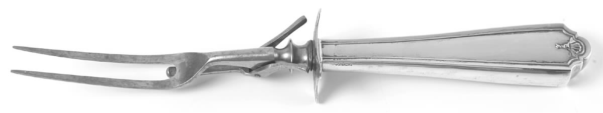 Martha Washington (Sterling, 1912) Large Stainless-Prong Roast Carving Fork by Watson-1