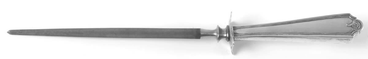 Martha Washington (Sterling, 1912) Large Roast Steel Rod Knife Sharpener by Watson-1