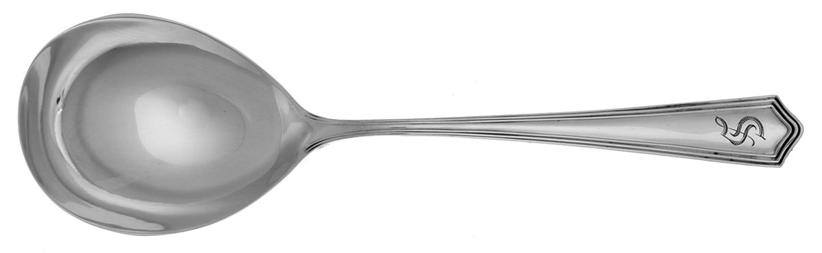 Mayflower (Sterling, 1914) Preserve Spoon by Watson-1