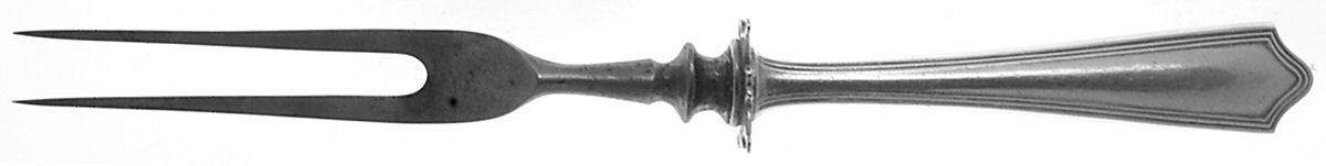 Mayflower (Sterling, 1914) Small Steak Carving Fork with Stainless Prongs by Watson-1