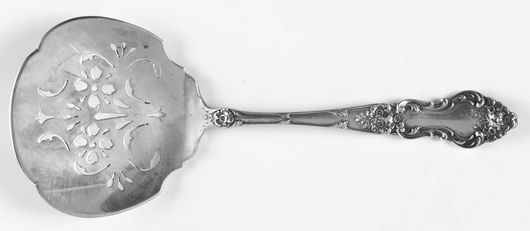Meadow Rose (Sterling, 1907, No Monos) Tomato Server, Solid Piece by Wallace Silver-1