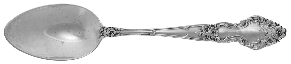 Meadow Rose (Sterling, 1907, No Monos) Five O'Clock Teaspoon by Wallace Silver-1