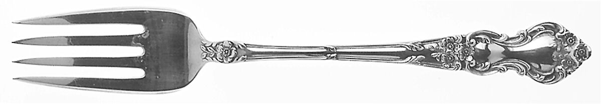 Meadow Rose (Sterling, 1907, No Monos) Individual Solid Fish Fork by Wallace Silver-1