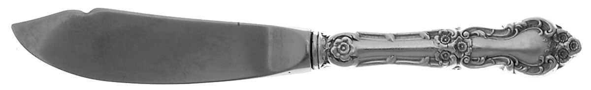 Meadow Rose (Sterling, 1907, No Monos) Hollow Handle Master Butter Knife by Wallace Silver-1