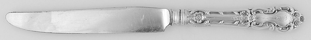 Meadow Rose (Sterling, 1907, No Monos) New French Hollow Knife with Bolster by Wallace Silver-1