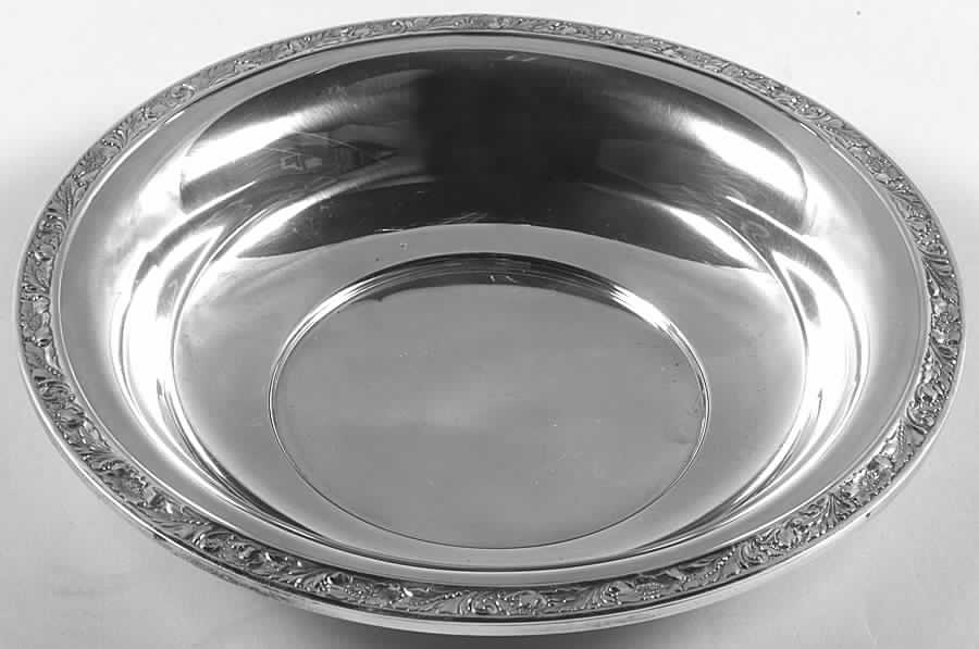 Sterling Hollowware Medium Sterling Round Vegetable Bowl by Watson-1
