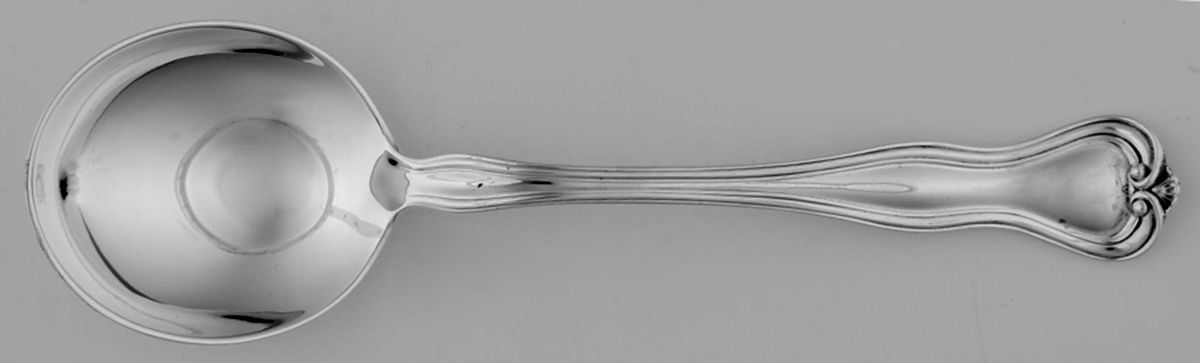 Mount Vernon (Sterling, 1907) Round Bowl Soup Spoon (Gumbo) by Watson-1