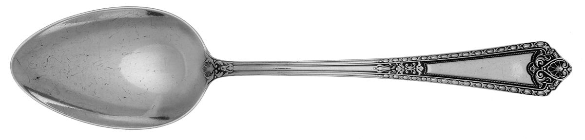 Navarre (Sterling, 1908) Dessert/Oval Soup Spoon by Watson-1