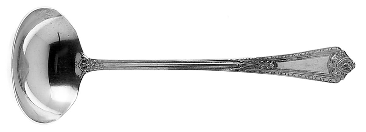 Navarre (Sterling, 1908) Solid Piece Cream Ladle by Watson-1