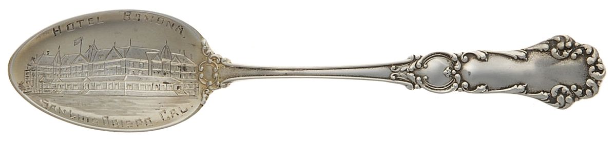 Oakland-Arkeba (Sterling) Souvenir Spoon (Five O'Clock) by Watson-1