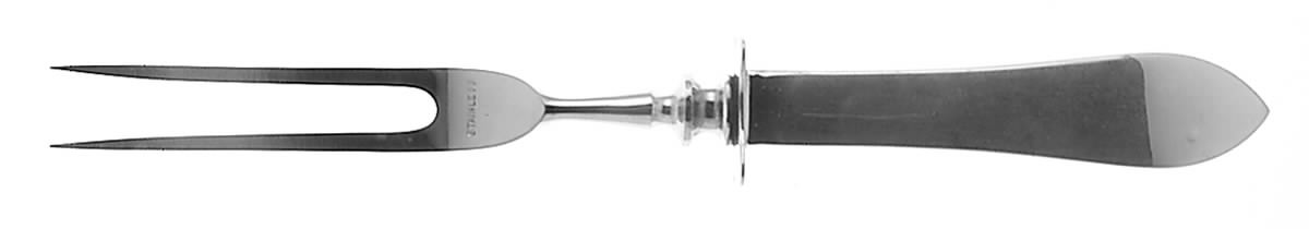 Old Colony (Sterling, 1922) Small Steak Carving Fork with Stainless Prongs by Watson-1