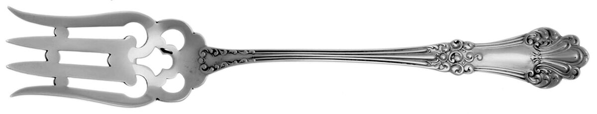 Olympia (Sterling, 1903, No Monogram) Pastry Fork by Watson-1