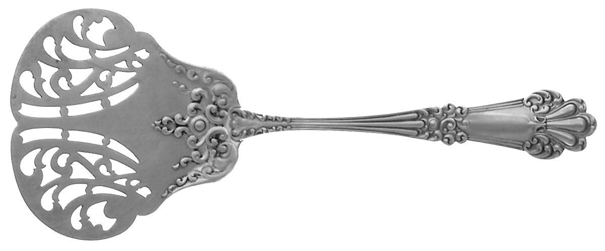 Olympia (Sterling, 1903, No Monogram) Solid Pierced Egg Server by Watson-1