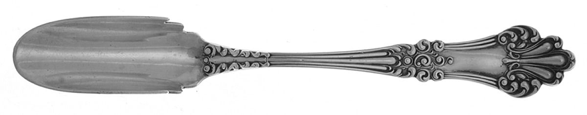 Olympia (Sterling, 1903, No Monogram) Solid Cheese Scoop by Watson-1