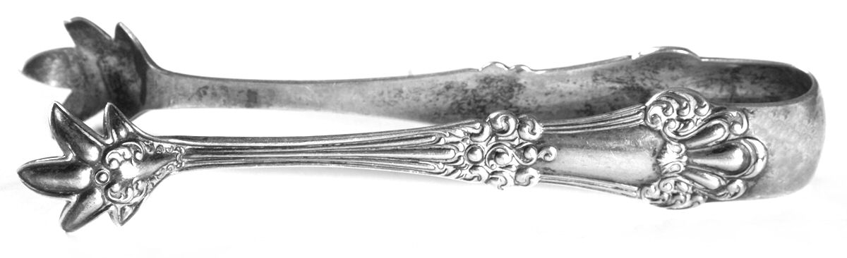 Olympia (Sterling, 1903, No Monogram) Sugar Tongs by Watson-1
