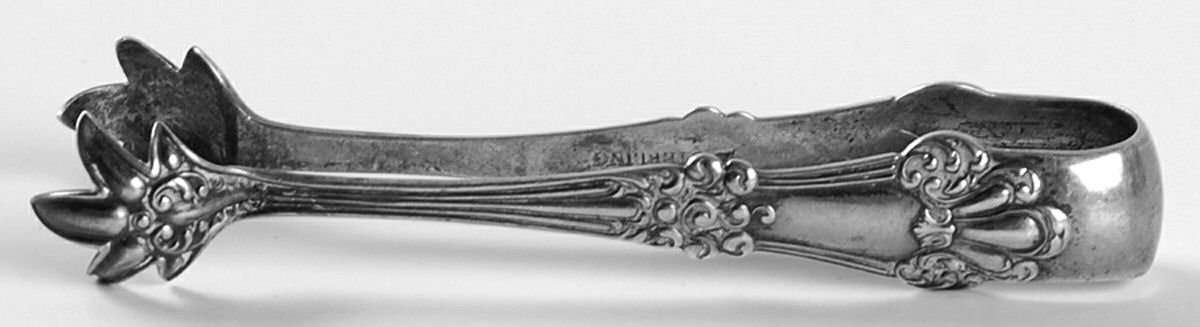 Olympia (Sterling, 1903, No Monogram) Bon Bon Tongs by Watson-1