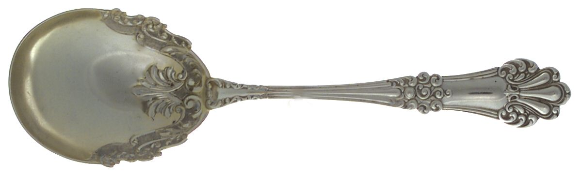 Olympia (Sterling, 1903, No Monogram) Large Jelly Spoon by Watson-1