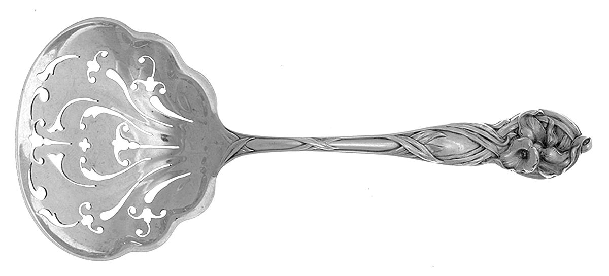 Orchid (Sterling, 1903) Large Confection Spoon by Watson-1