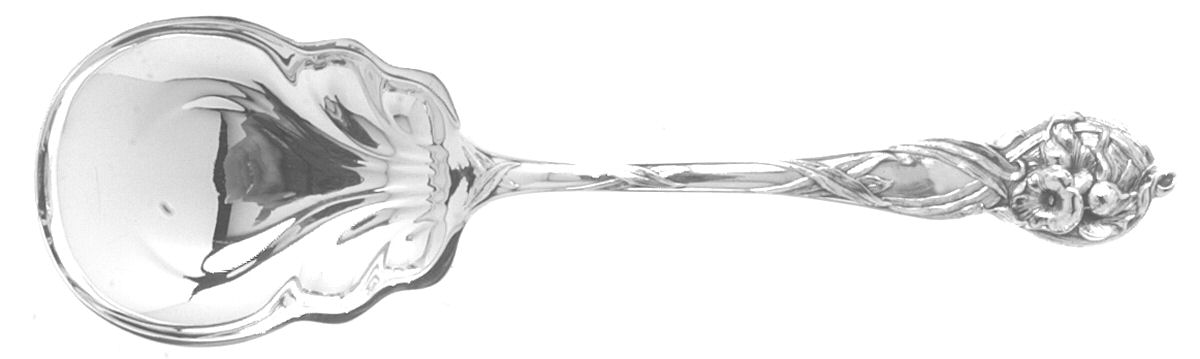 Orchid (Sterling, 1903) Preserve Spoon by Watson-1