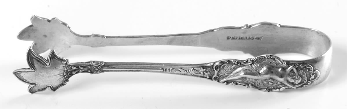Phoebe (Sterling, 1895) Small Sugar Tongs by Watson-1