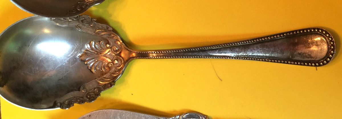 Plymouth (Sterling 1905-1920) Preserve Spoon by Watson-1