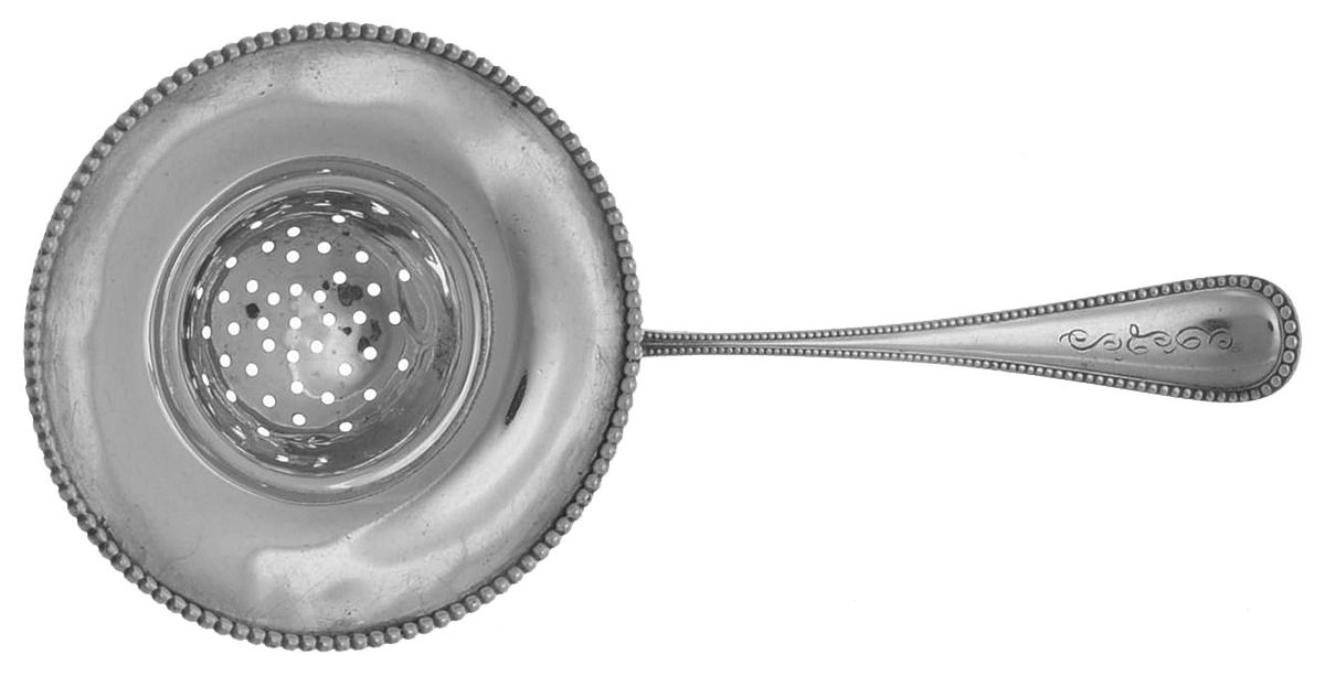Plymouth (Sterling 1905-1920) Solid Individual Overcup Tea Strainer by Watson-1