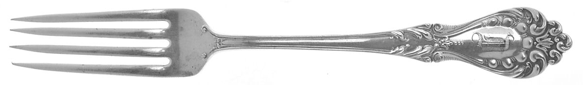 Princess (Sterling, 1900) Monogram Fork by Watson-1