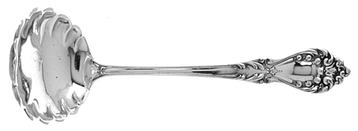 Princess (Sterling, 1900) Solid Piece Cream Ladle by Watson-1