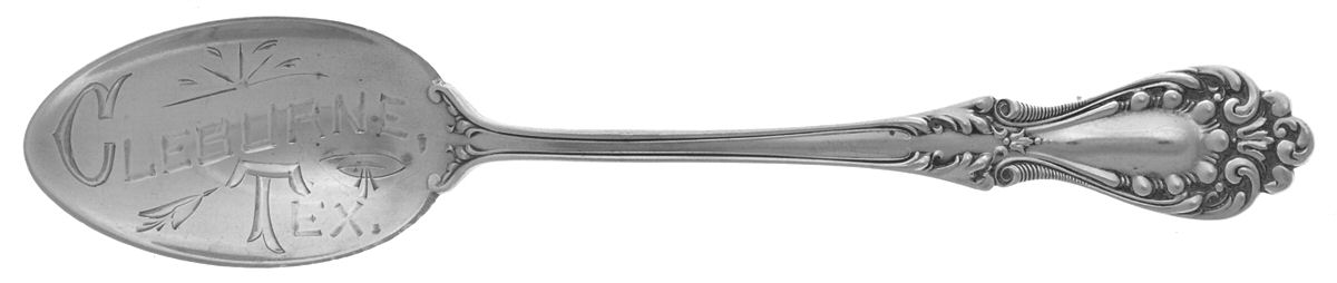 Princess (Sterling, 1900) Souvenir Spoon (Five O'Clock) by Watson-1