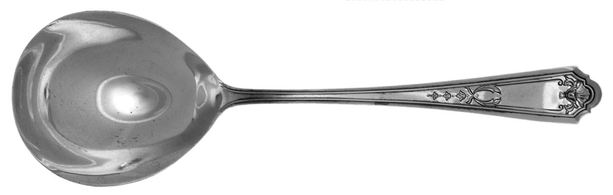 Queen Louise (Sterling, 1912)  Small Solid Berry/Casserole Spoon by Watson-1