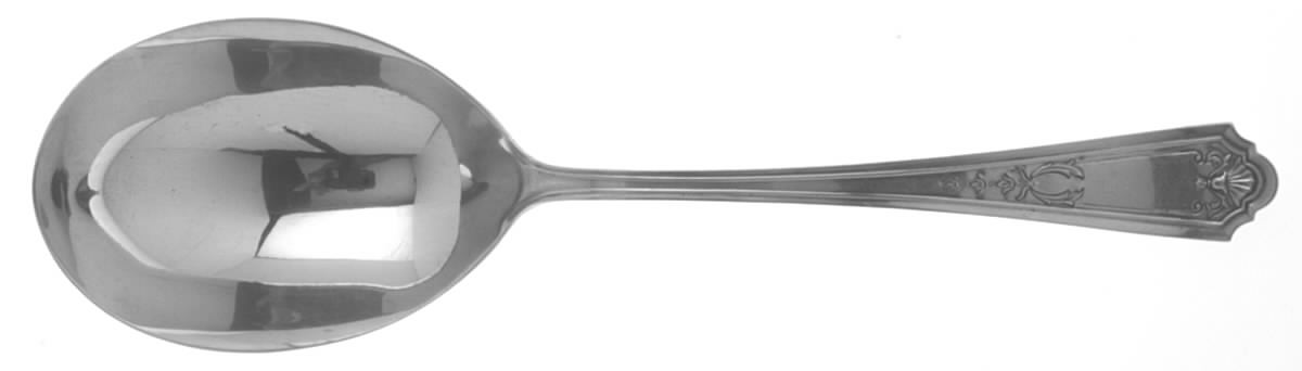 Queen Louise (Sterling, 1912)  Large Solid Berry/Casserole Spoon by Watson-1