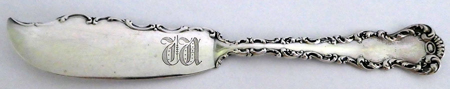 St. Louis (Sterling, 1904) Flat Handle Master Butter Knife by Watson-1