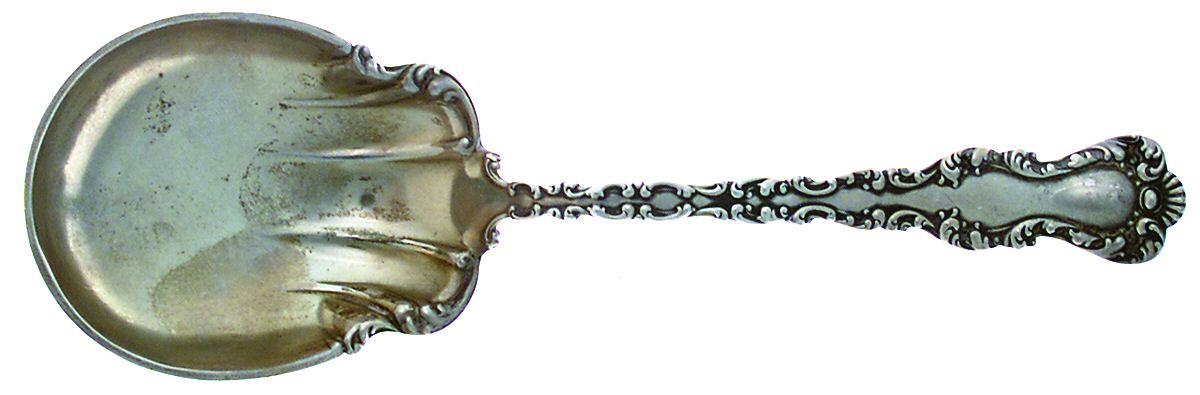 St. Louis (Sterling, 1904) Small Solid Berry/Casserole Spoon by Watson-1