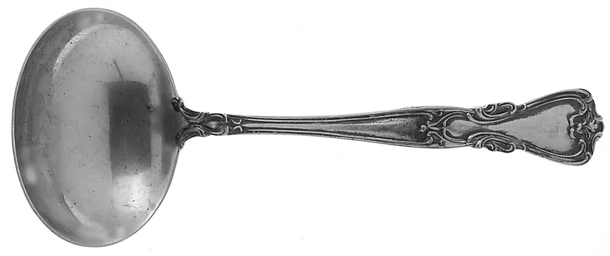 Victoria-New (Sterling, 1900) Solid Gravy Ladle by Watson-1