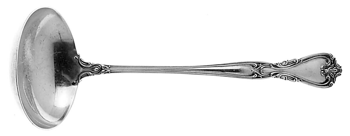Victoria-New (Sterling, 1900) Solid Piece Cream Ladle by Watson-1