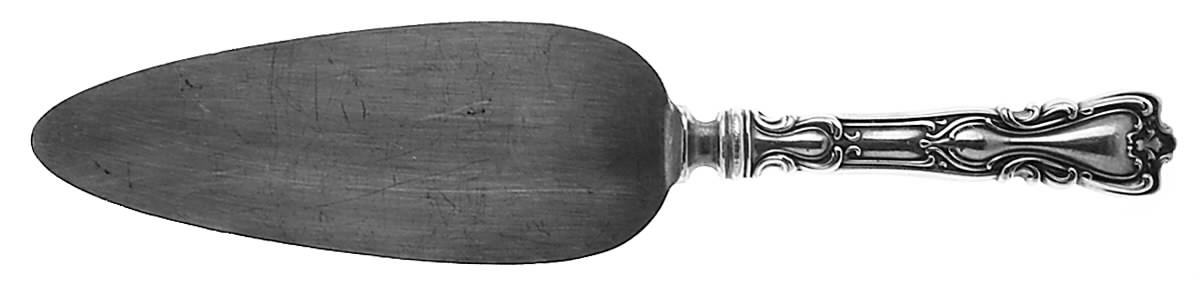 Victoria-New (Sterling, 1900) Pie Server with Silverplate Blade by Watson-1