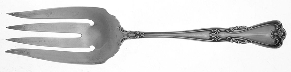 Victoria-New (Sterling, 1900) Fork-Cold Meat/Servg-Sm/Solid by Watson-1