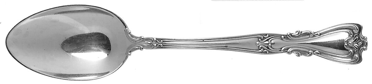 Victoria-New (Sterling, 1900) Dessert/Oval Soup Spoon by Watson-1