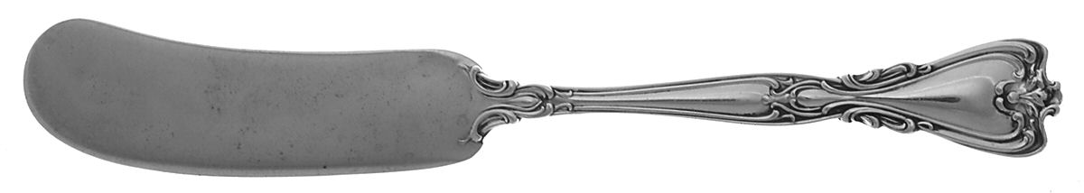 Victoria-New (Sterling, 1900) Flat Handle Butter Spreader by Watson-1