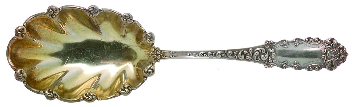Victoria-Old (Sterling, 1890) Preserve Spoon by Watson-1