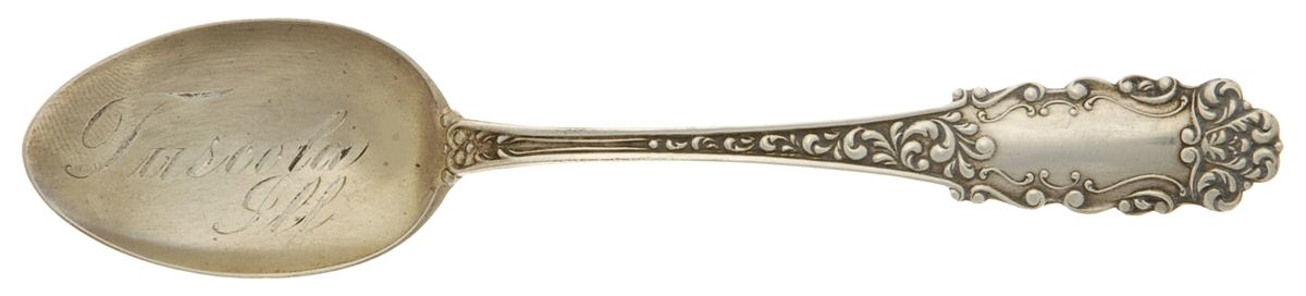 Victoria-Old (Sterling, 1890) Souvenir Spoon (Teaspoon) by Watson-1
