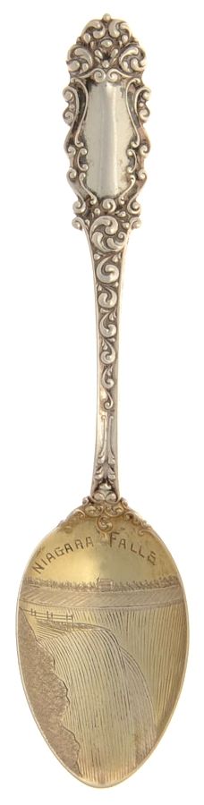 Victoria-Old (Sterling, 1890) Souvenir Spoon (Teaspoon) by Watson-1