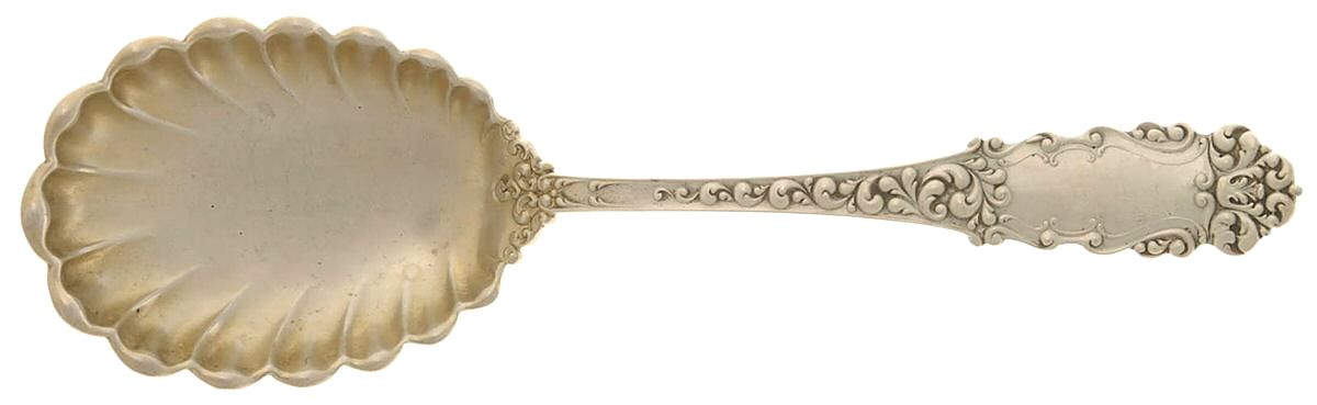 Victoria-Old (Sterling, 1890) Large Jelly Spoon by Watson-1