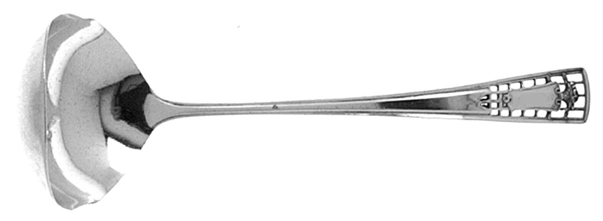 Watteau (Sterling, 1904) Large Gravy Ladle, Solid Piece by Watson-1