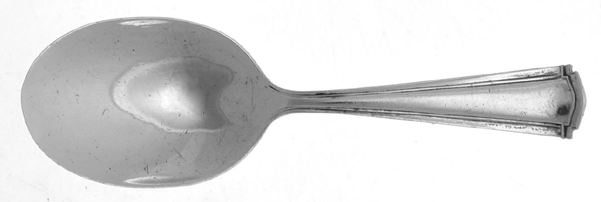 Wentworth (Sterling, 1913, No Monograms) Spoon-Baby/Straight Handle by Watson-1