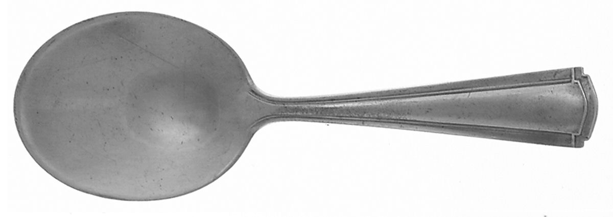 Wentworth (Sterling, 1913, No Monograms) Straight Handle Baby Spoon by Watson-1
