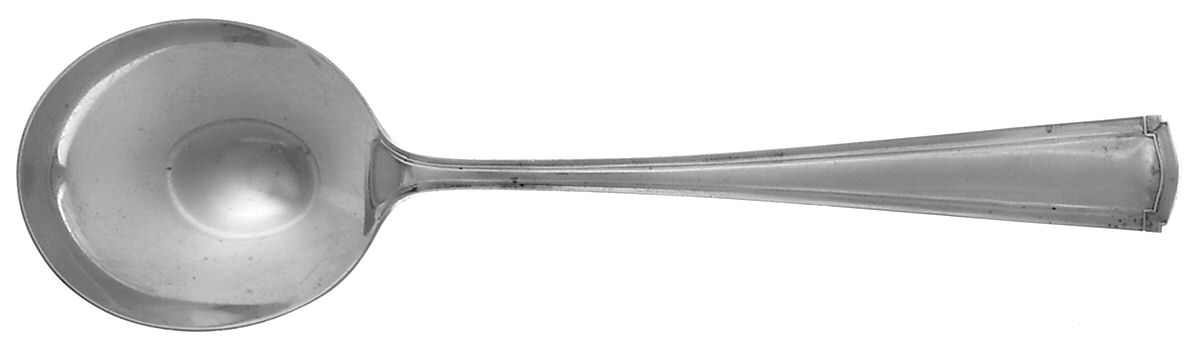 Wentworth (Sterling, 1913, No Monograms) Round Bowl Soup Spoon (Gumbo) by Watson-1
